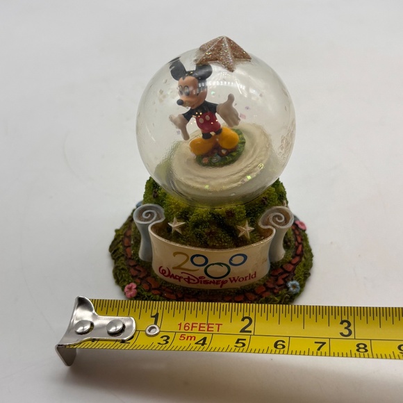 Disney Parks Walt Disney World 2000 Mickey Mouse Mini Snow Globe Missing Water - Picture 10 of 10
